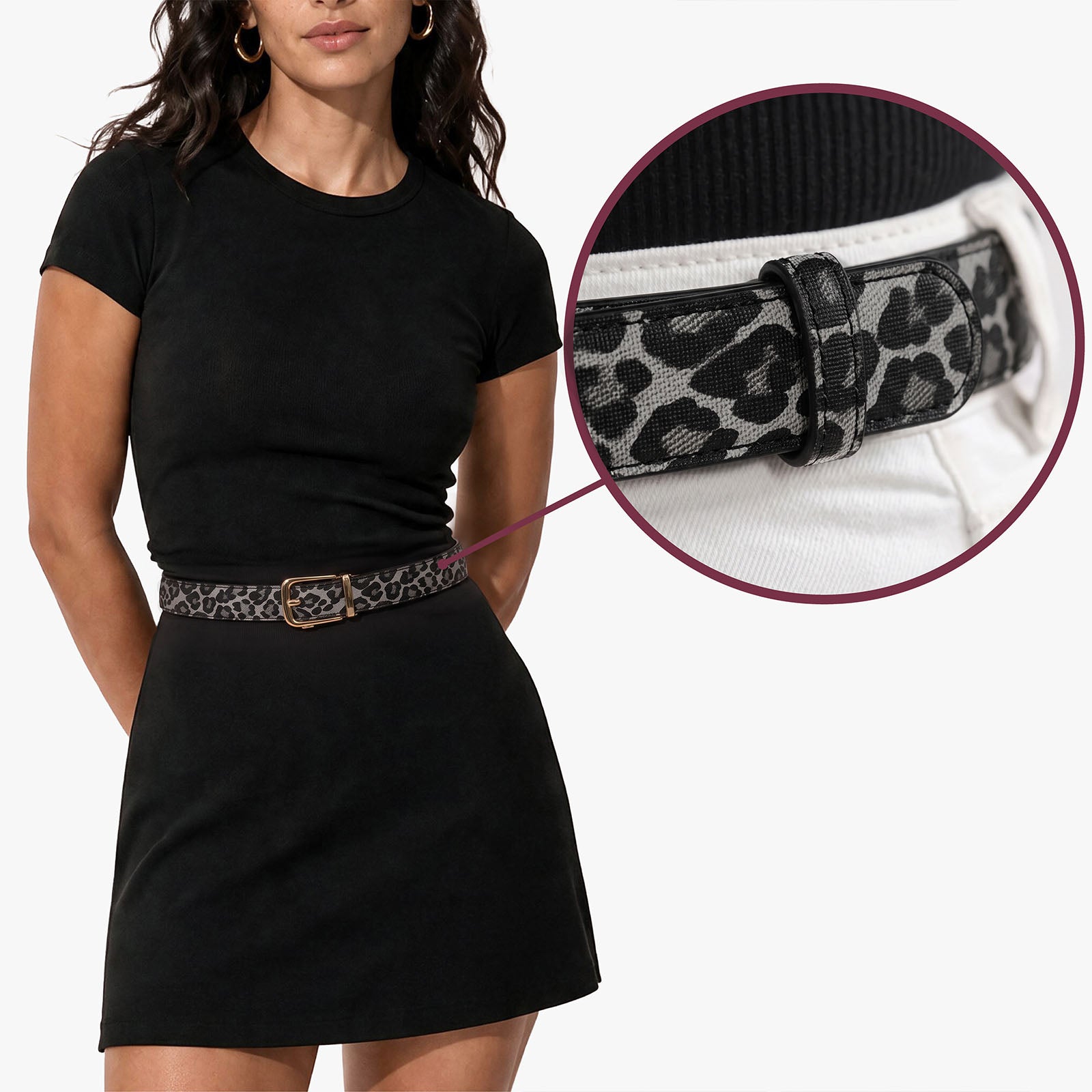 Classic Belt - Leopard Black