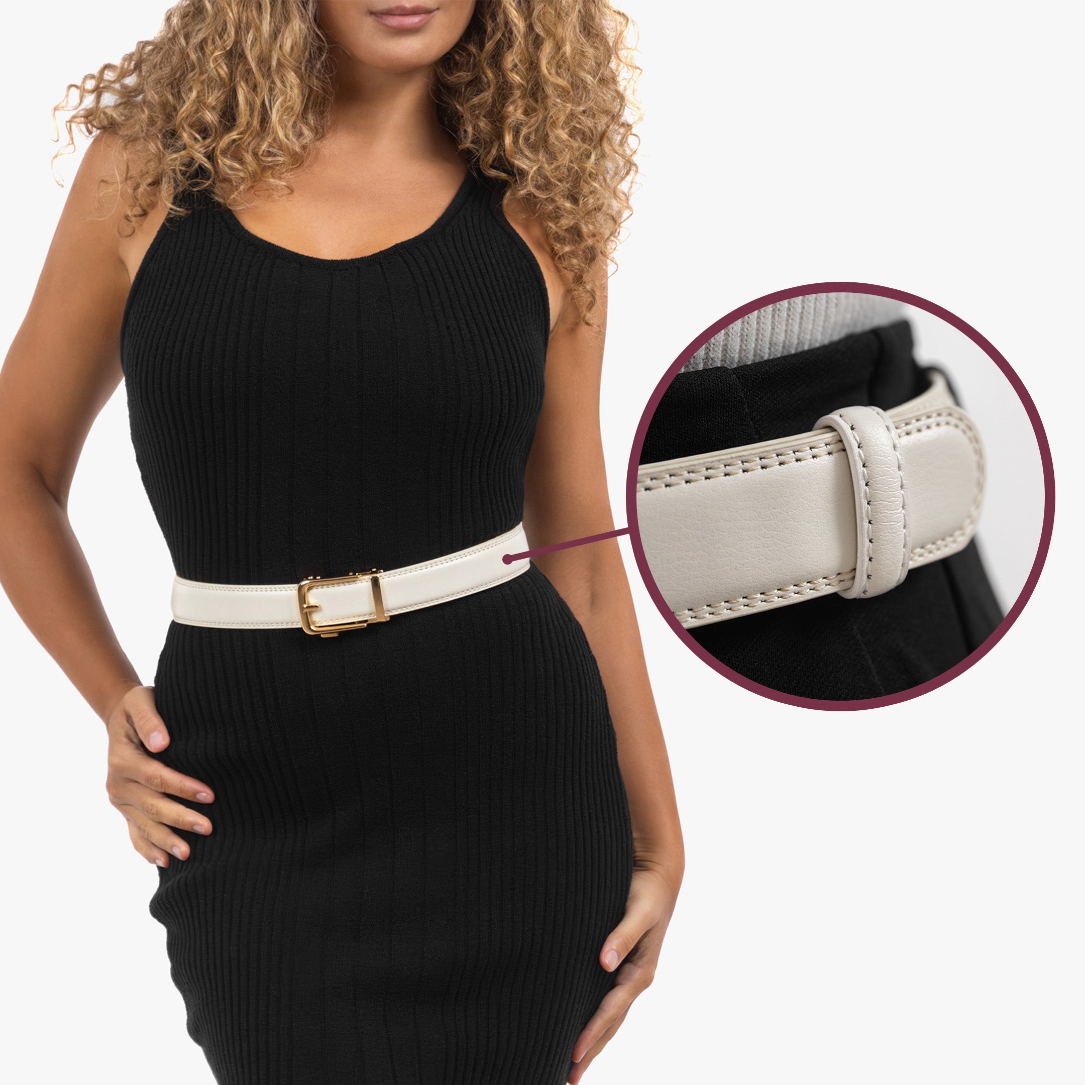 Classic Belt – Blanc (vegan)