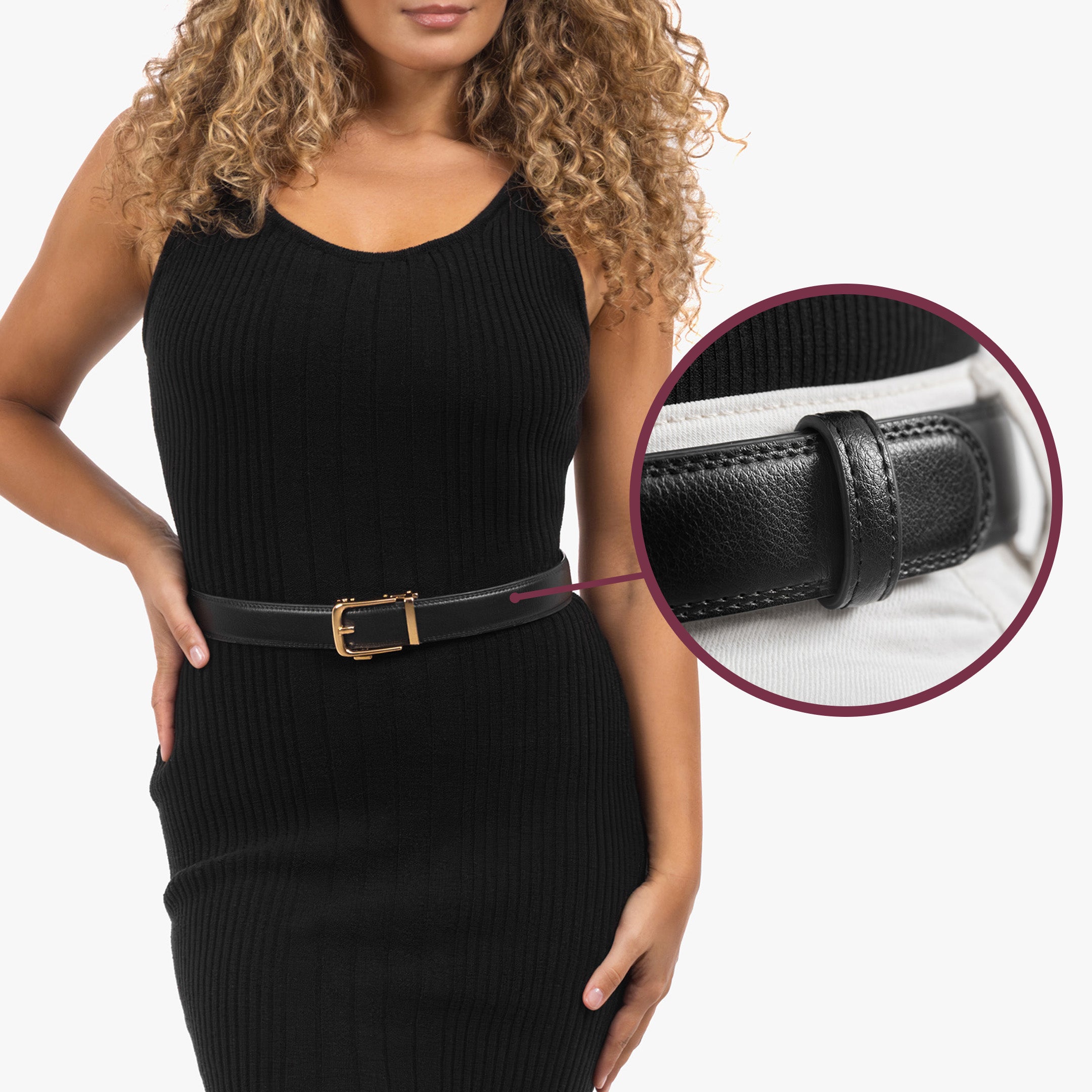Classic Belt - Noir (vegan)
