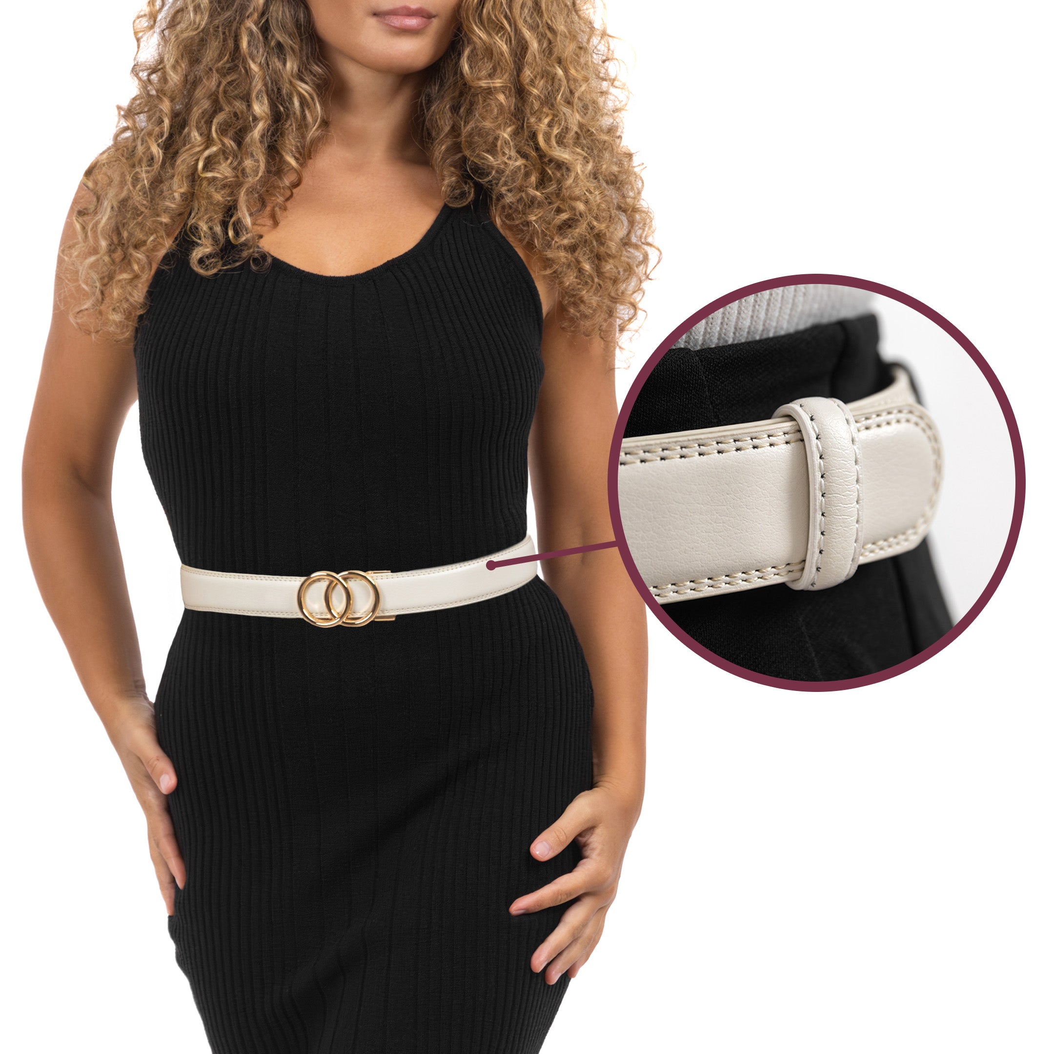 Modern Belt - Blanc (vegan)