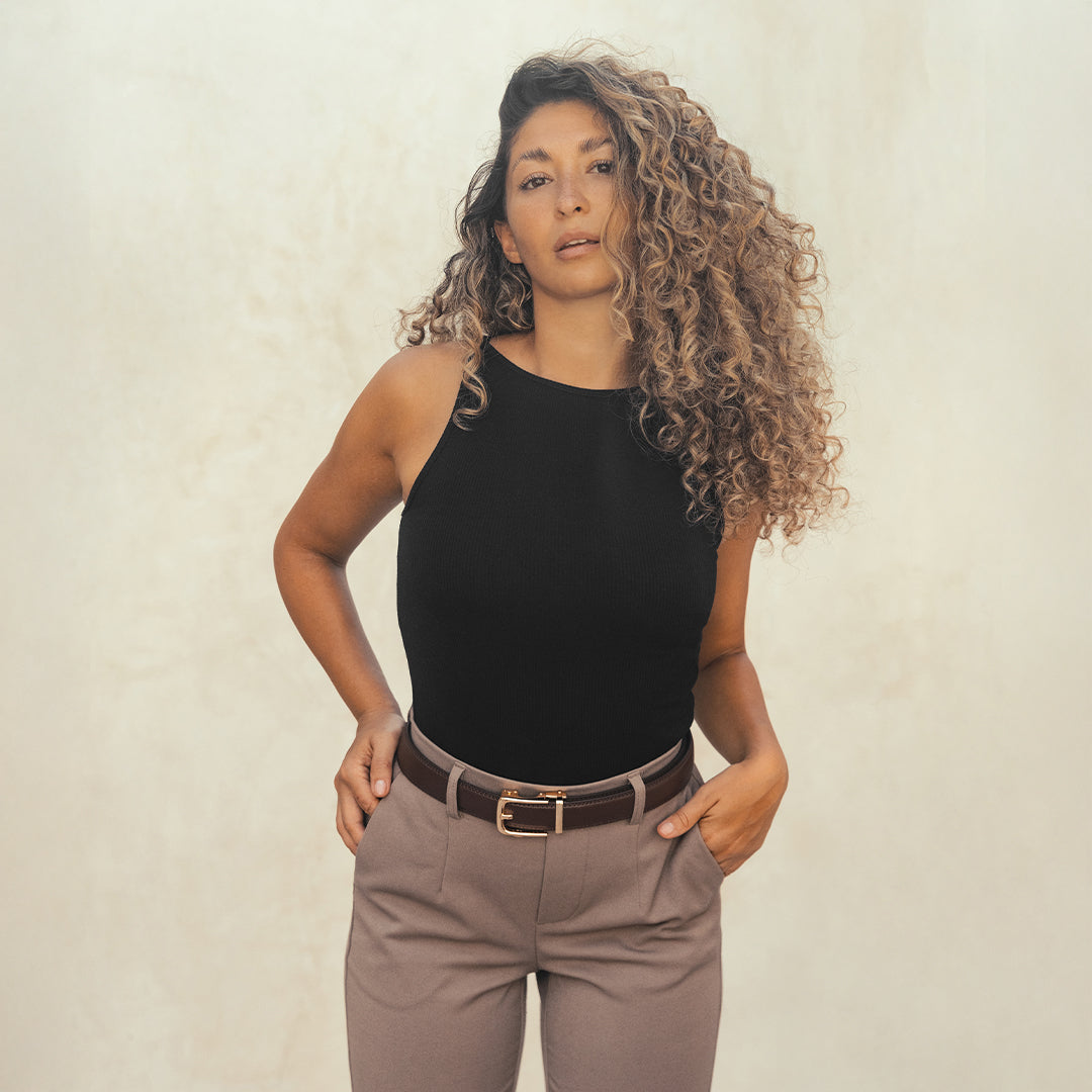 Classic Belt - Marron (vegan)
