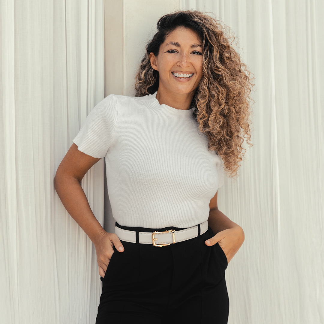 Classic Belt – Blanc (vegan)