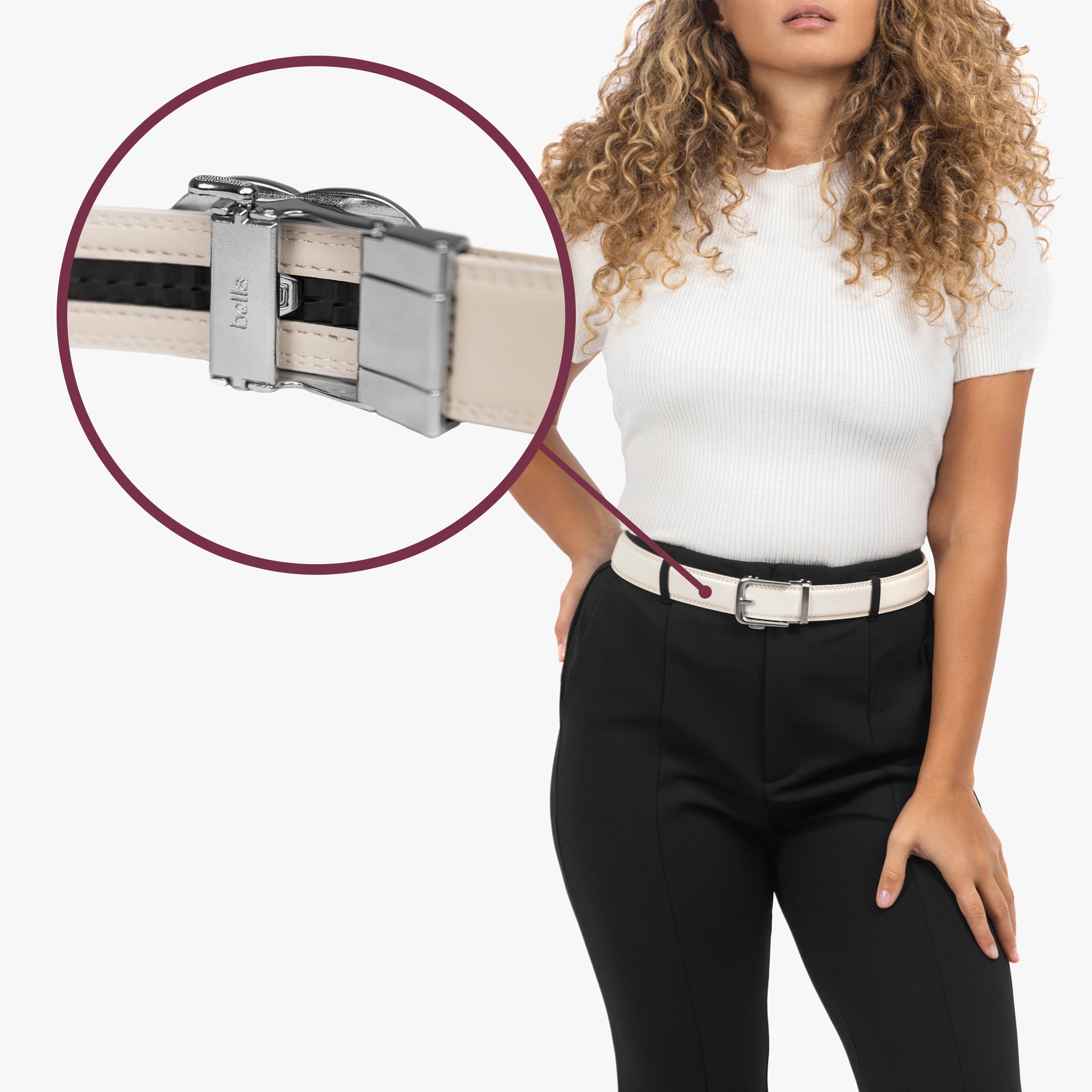 Classic Belt – Blanc (vegan)