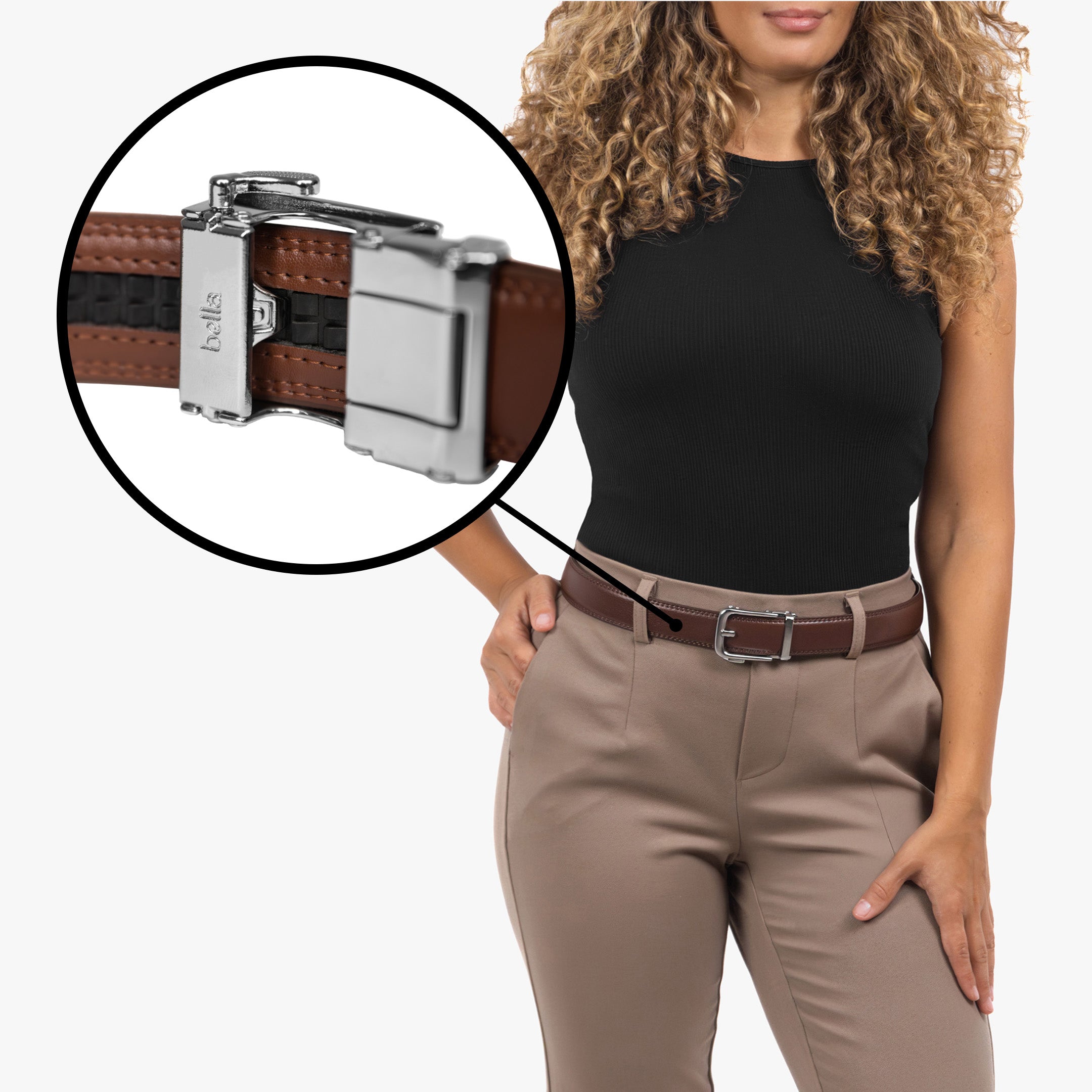 Classic Belt - Marron (vegan)