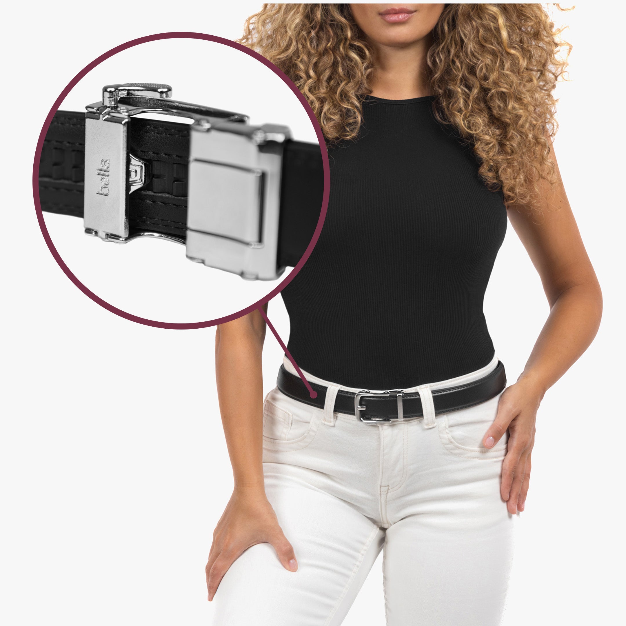 Classic Belt - Noir (vegan)