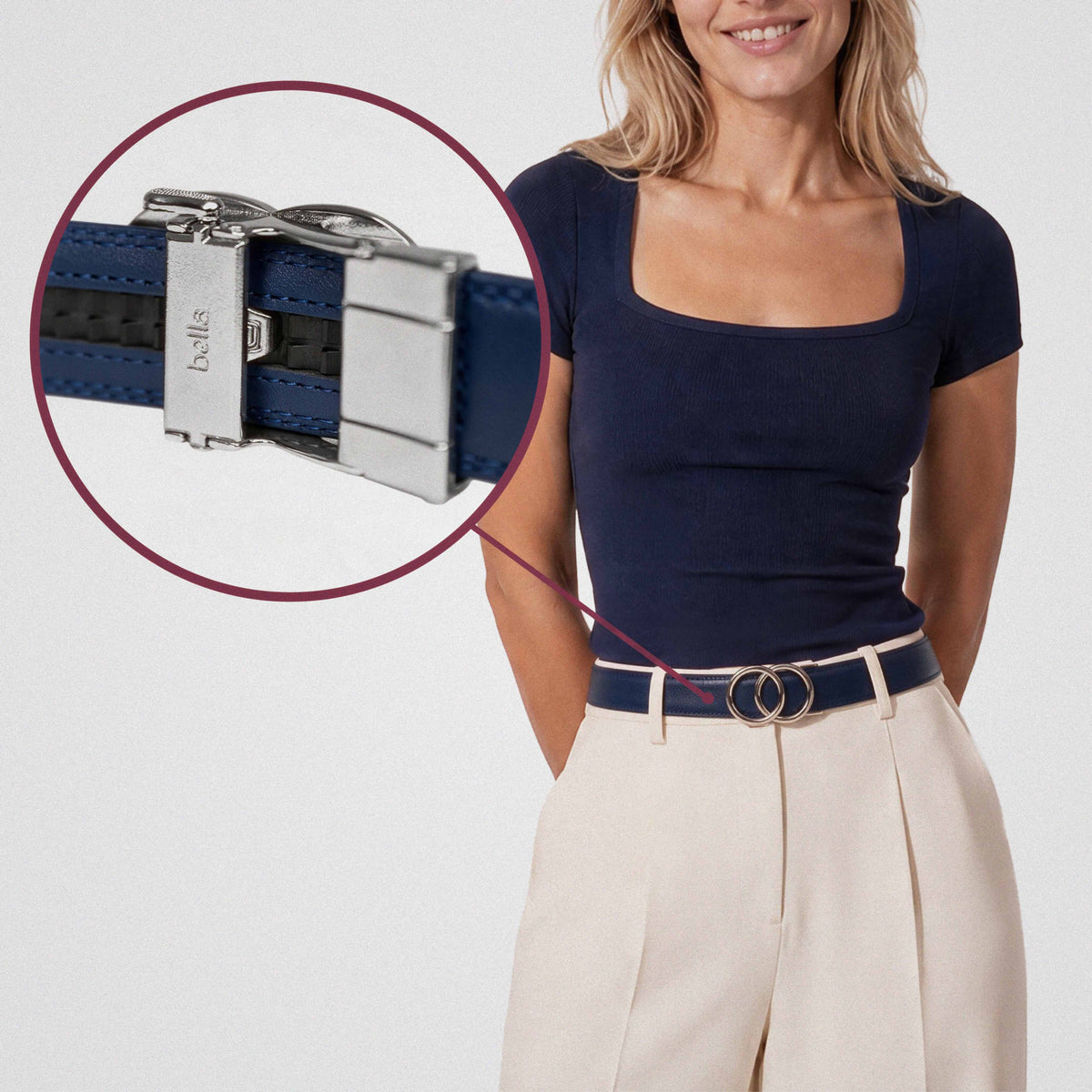Modern Belt - Bleu Marine