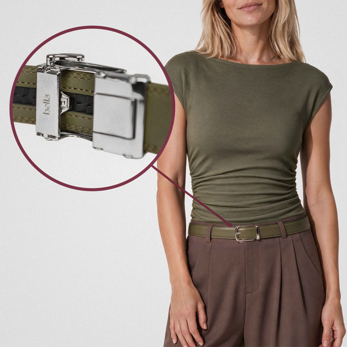 Classic Belt - Vert Olive