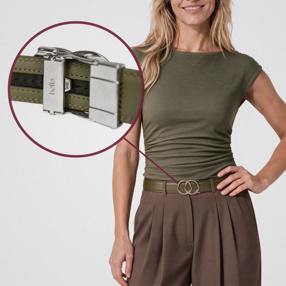 Modern Belt - Vert Olive